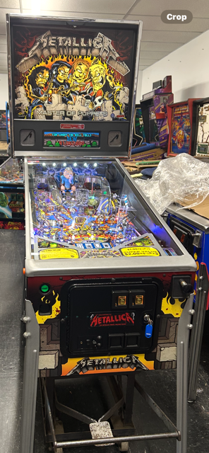 Metallica LE Flipperautomat zu verkaufen