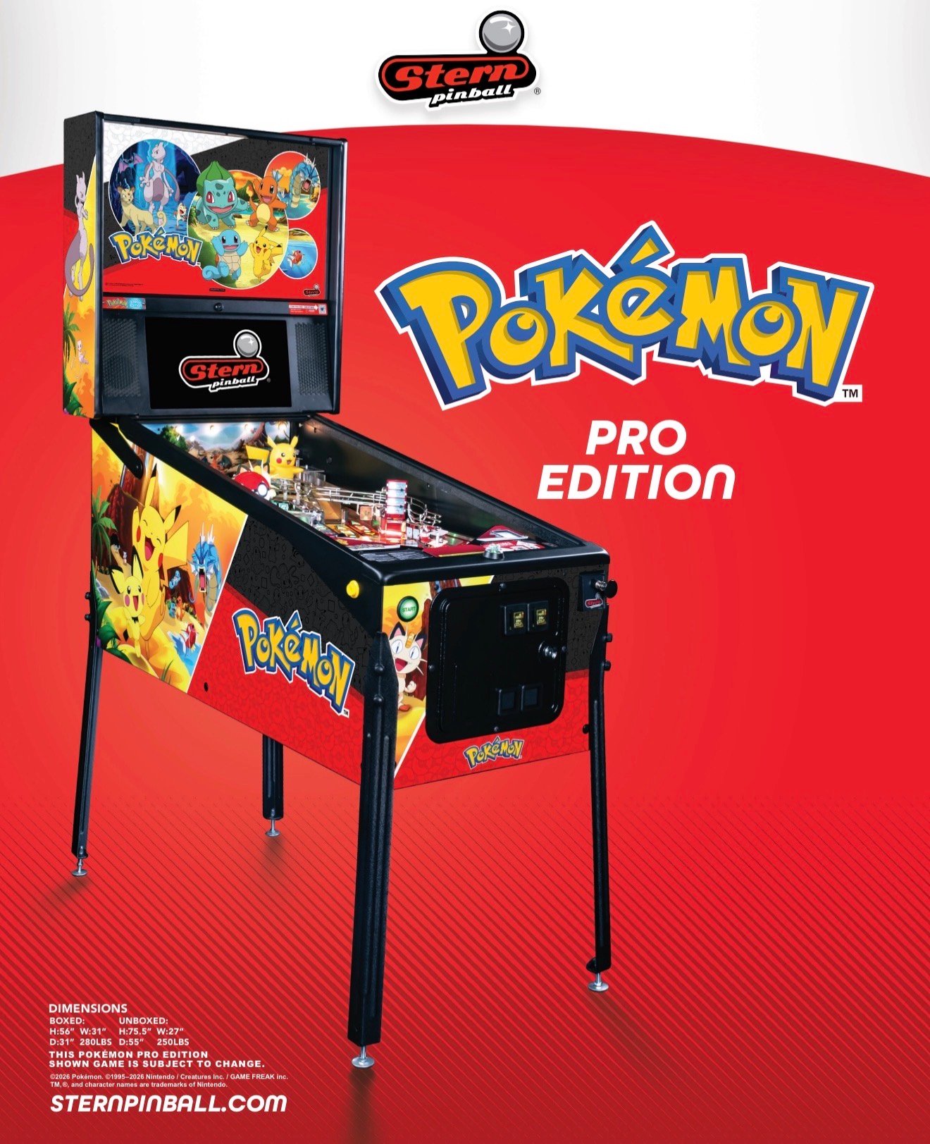 Pokemon Pro Edition Flipperautomat zu verkaufen – Bild 2